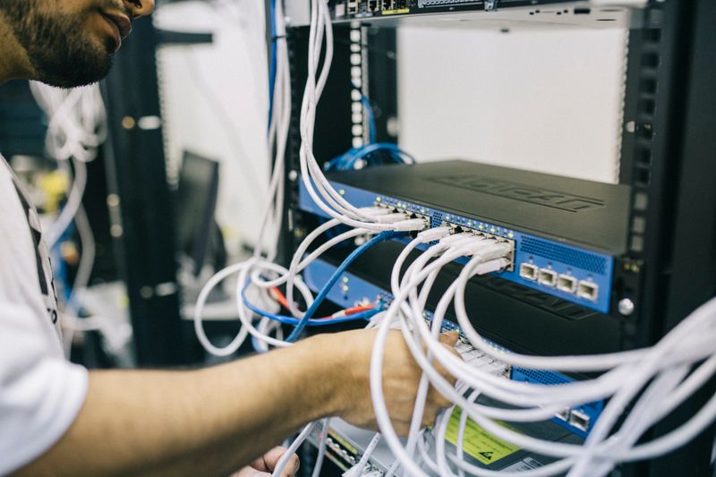 Cliente conectado a internet Inter de alta velocidad